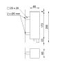 Дозатор для мыла Nofer Inox 03025.S