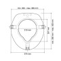 Сиденье высокое с крышкой Durolux для унитаза дополнительное для людей с ограниченными возможностями 15039.W