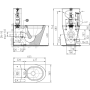 INP-655-OVC-TB Напольный унитаз с бачком из нержавеющей стали 