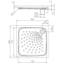 PDN-800 Душевой поддон 
