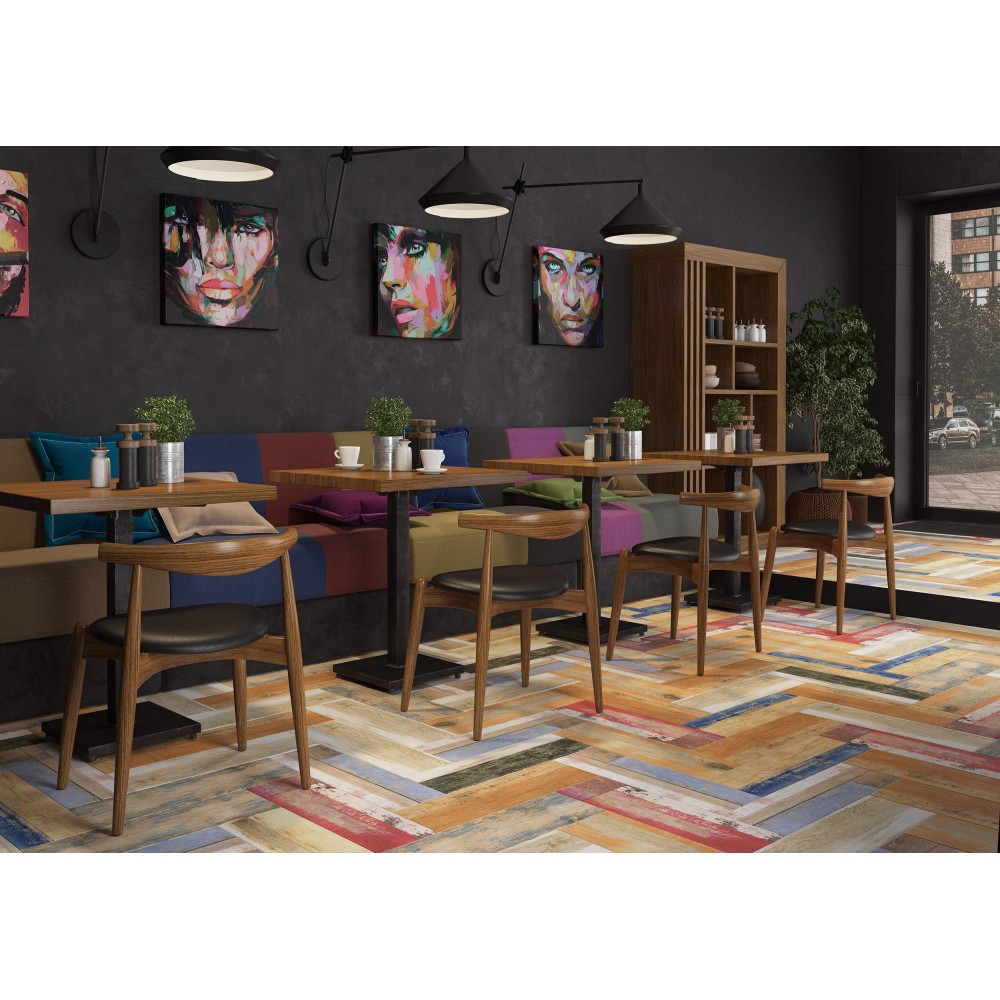 Керамогранит Cersanit Colorwood многоцветный 18,5x59,8 CL4M452