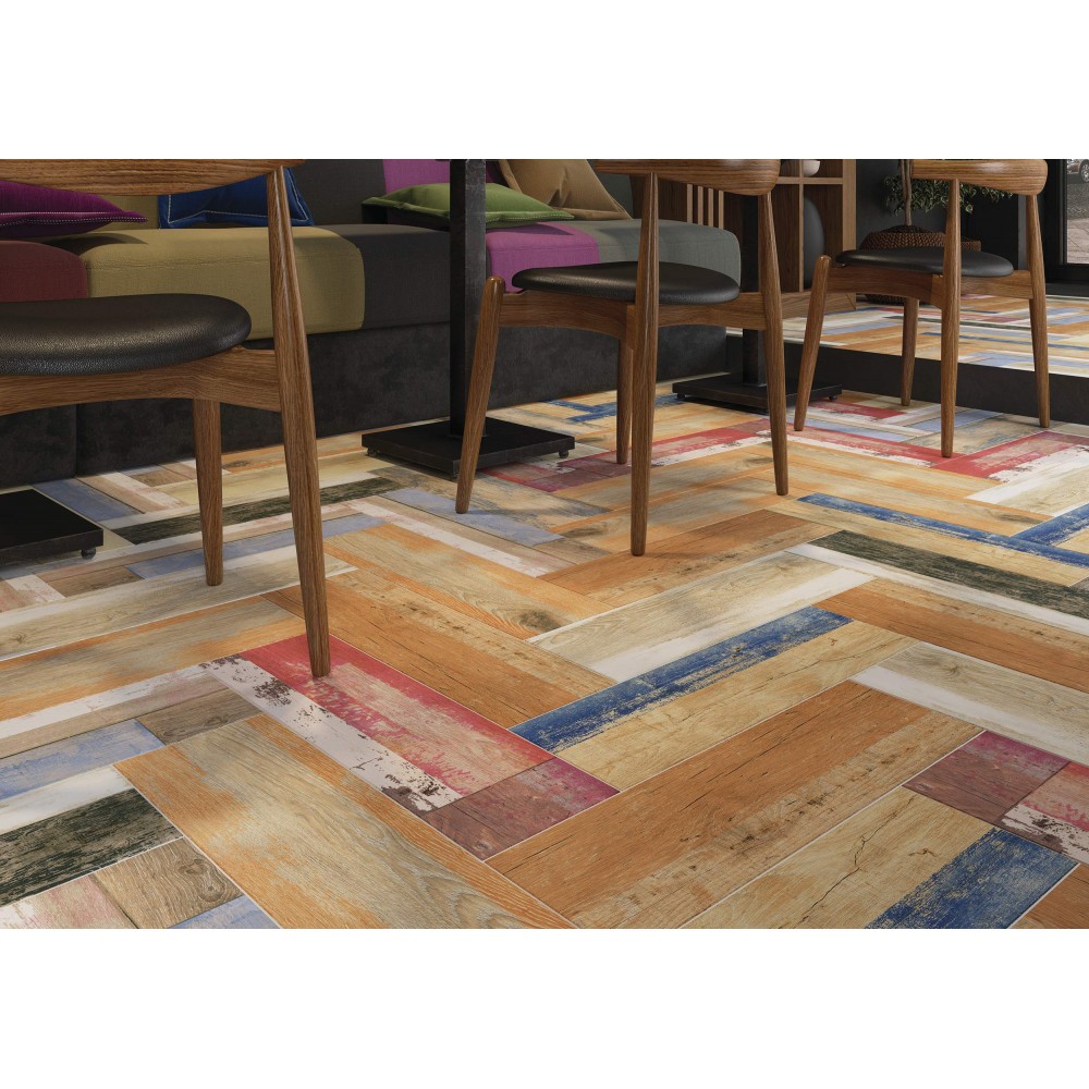 Керамогранит Cersanit Colorwood многоцветный 18,5x59,8 CL4M452