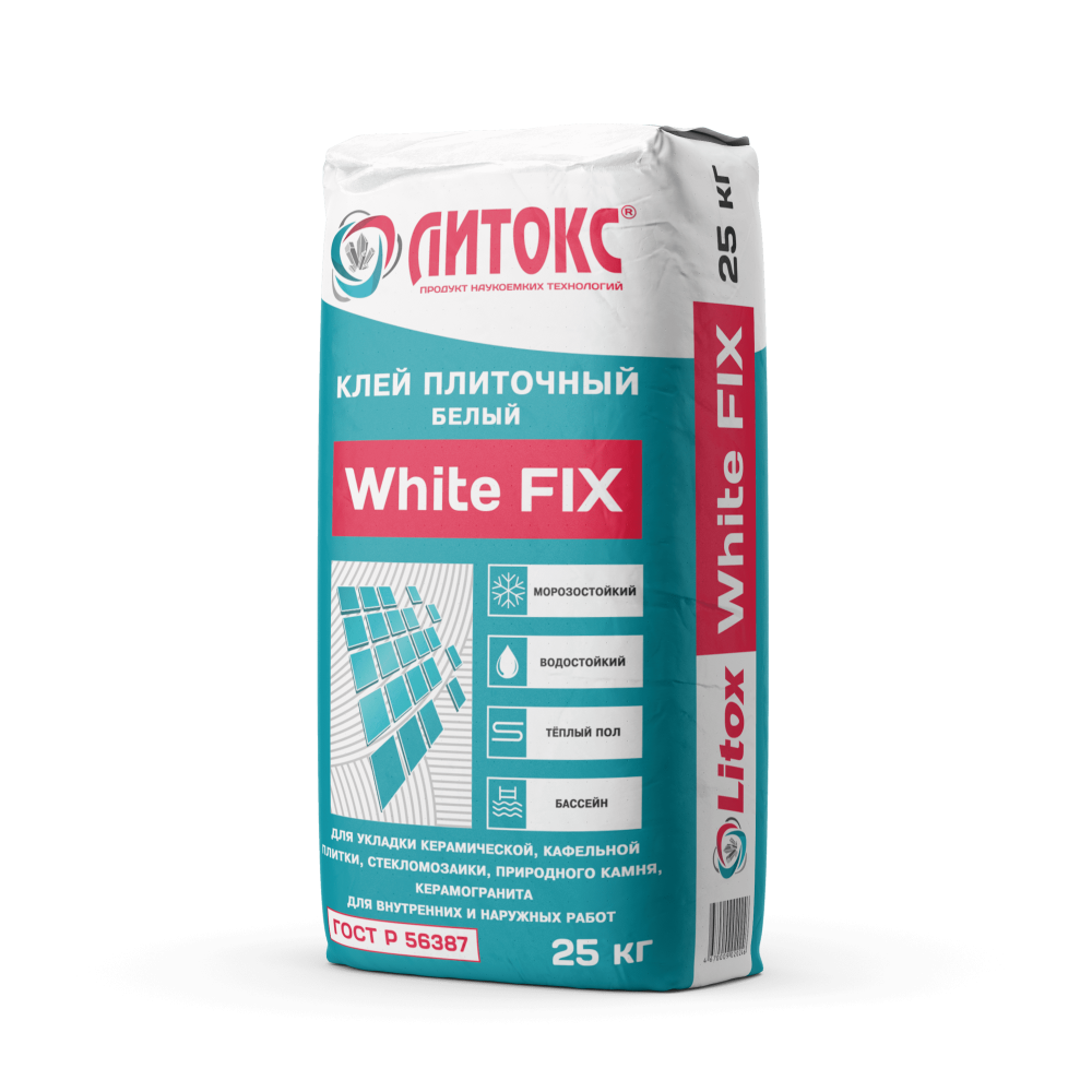 White FIX белый цементный клей (C1)